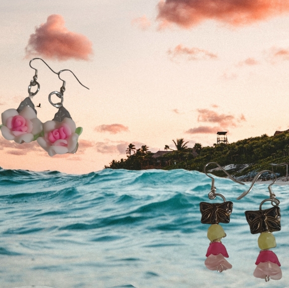 Beaded earrings - Picture 1 of 7